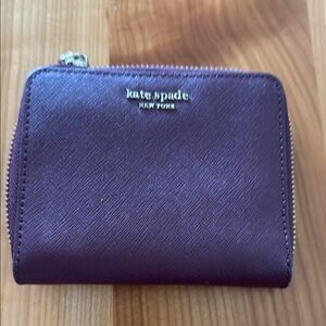 Kate Spade Plum Compact Wallet